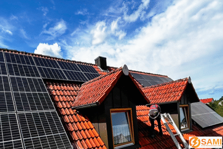 PV-Anlage Photovoltaik Installation Elektro Sami