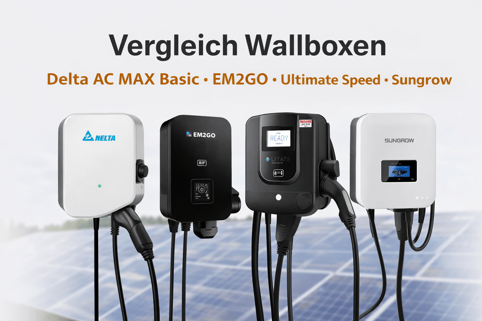 Vergleich von 4 Top Wallboxen für zu Hause 2026